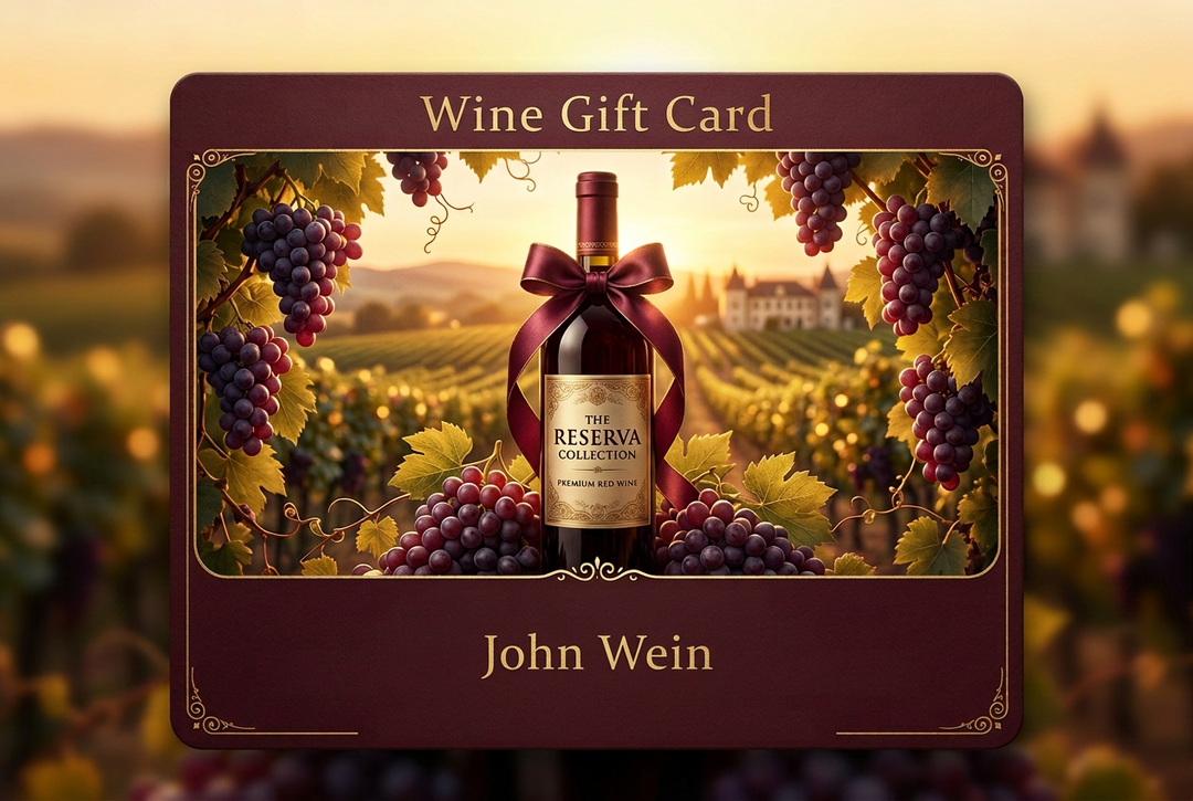 John WEIN - Cadeaubon Wijnen